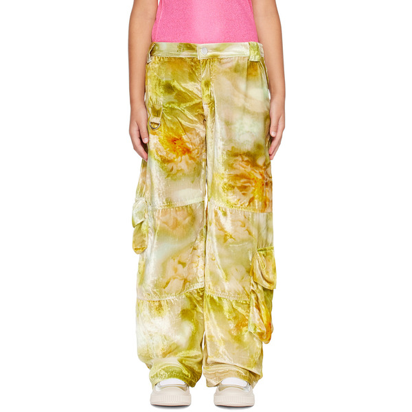  Collina Strada Kids Green Lawn Cargo Pants 