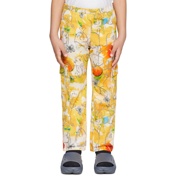  Collina Strada Kids Yellow Chason Cargo Pants 