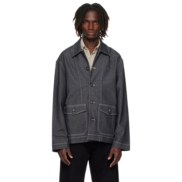  Commas Black Twill Denim Jacket 