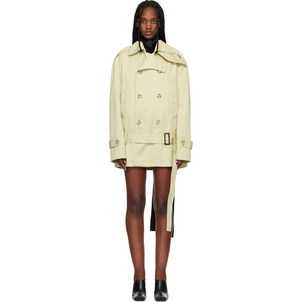  Commission Beige Hunter Mini Trench Coat 