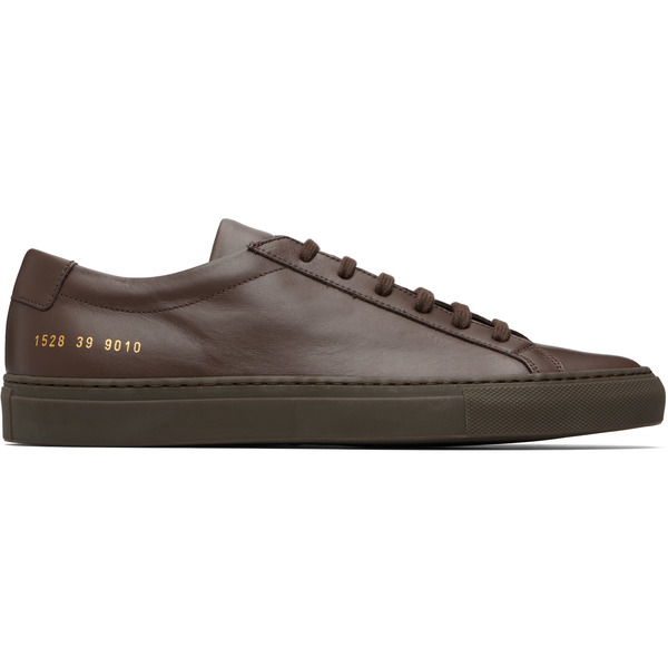  Common Projects Brown Original Achilles Low Sneakers 