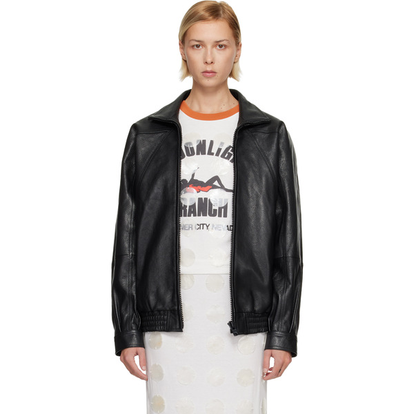  Conner Ives Batwing Leather Jacket 
