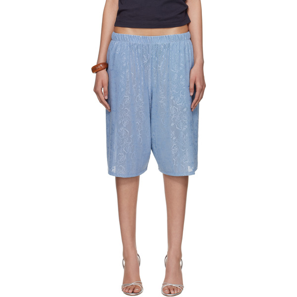  Conner Ives Ssense Exclusive Blue Lace Basketball Shorts 