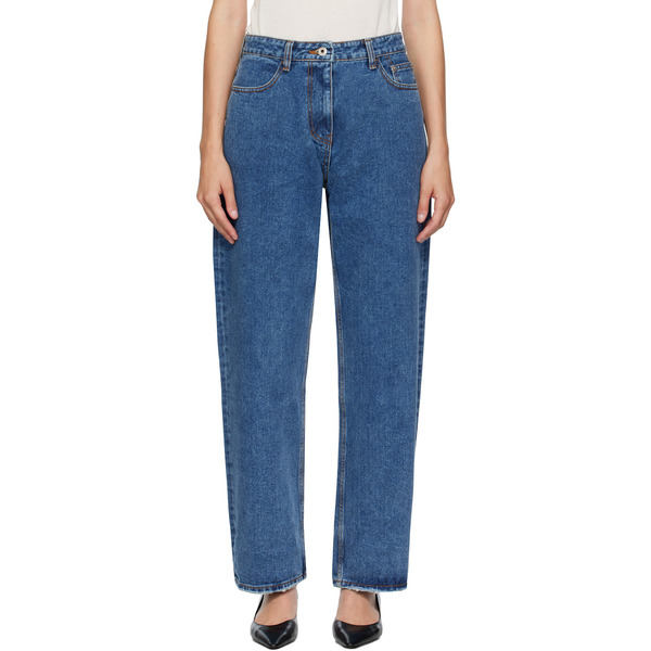  Coor Blue Relaxed Washed Jeans 