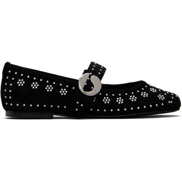  Coperni Black Belt Ballerina Flats 