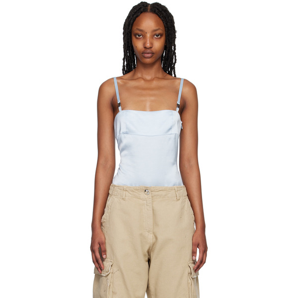  Coperni Blue Paneled Bodysuit 