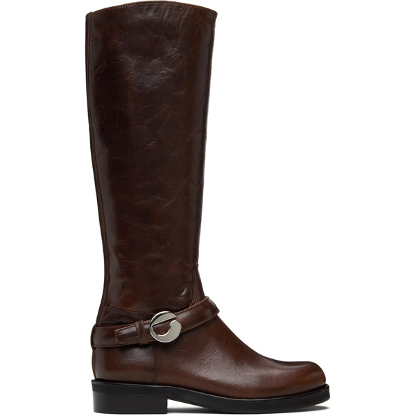  Coperni Brown Belt Cavalier Tall Boots 