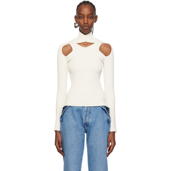  Coperni Off-white Cutout Sweater 