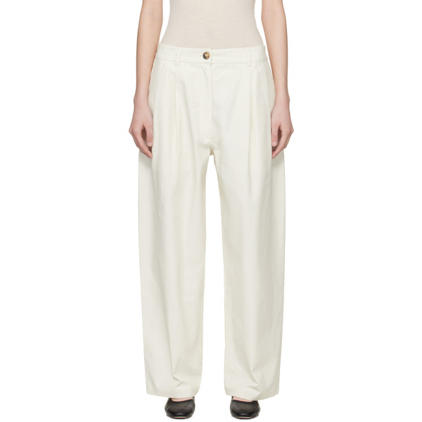  Cordera White Technical Tailored Trousers 