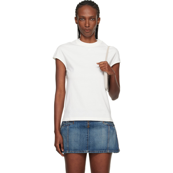  Courrèges White Oversized T-shirt 