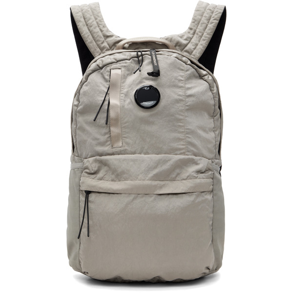  C.p. Company Gray Nylon B Backpack 
