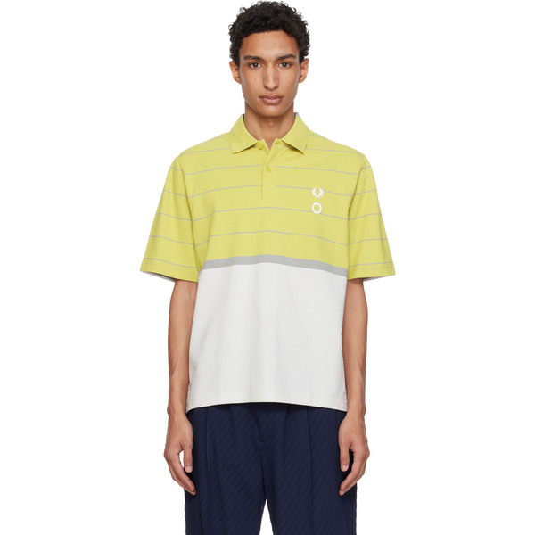  Craig Green Multicolor Fred Perry Edition 'half And Half' Polo 