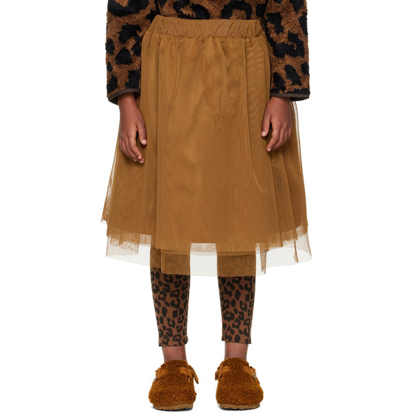  Daily Brat Kids Brown Celia Skirt 