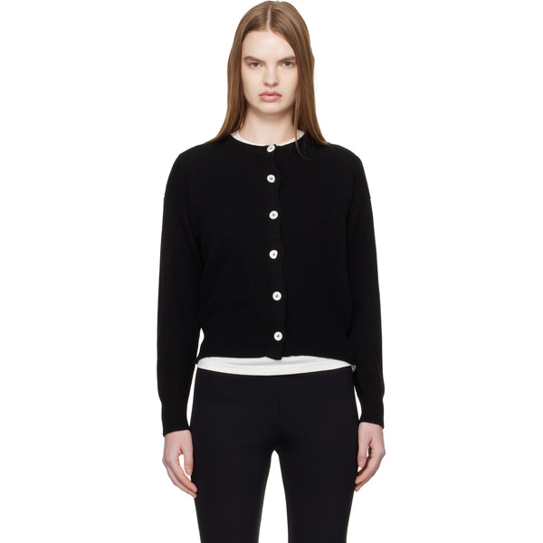  &daughter Black Ada Crewneck Cardigan 