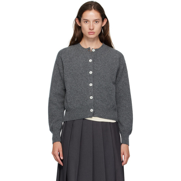  &daughter Gray Ada Crewneck Cardigan 