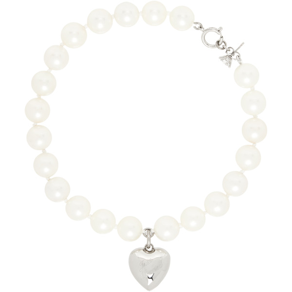  D'heygere Ssense Exclusive Bridal Capsule Faux-pearl Necklace 