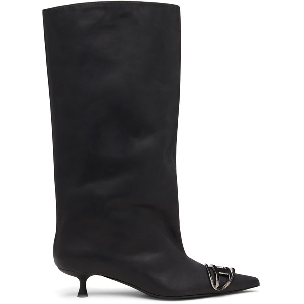  Diesel Black D-venus 40 Kb Tube Boots 