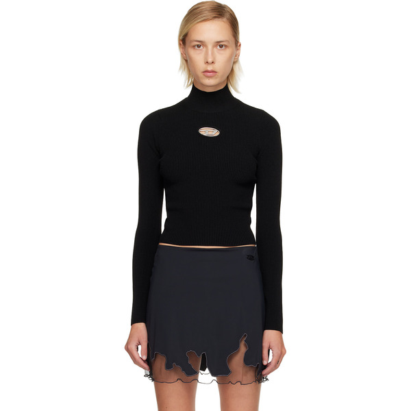  Diesel Black M-valari-tn Turtleneck 