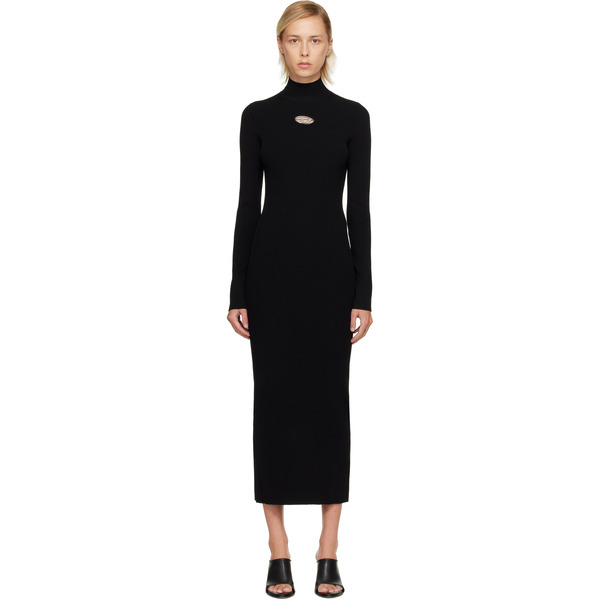 Diesel Black M-zary-b Maxi Dress 