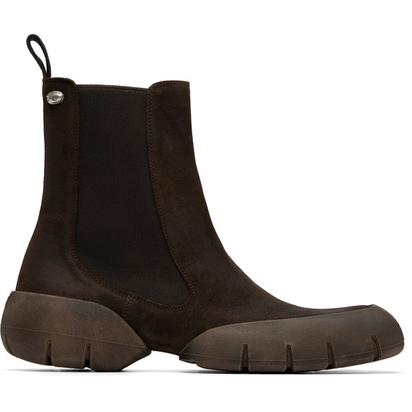  Diesel Brown D-mathieu Suede Chelsea Boots 