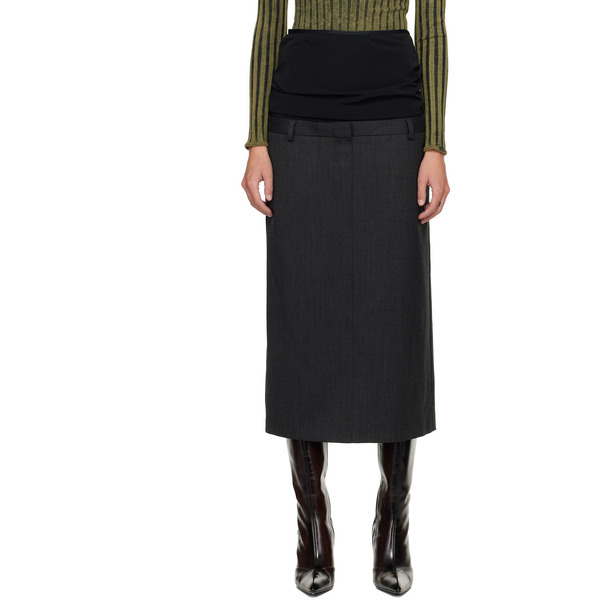  Diesel Gray O-gave-1 Maxi Skirt 