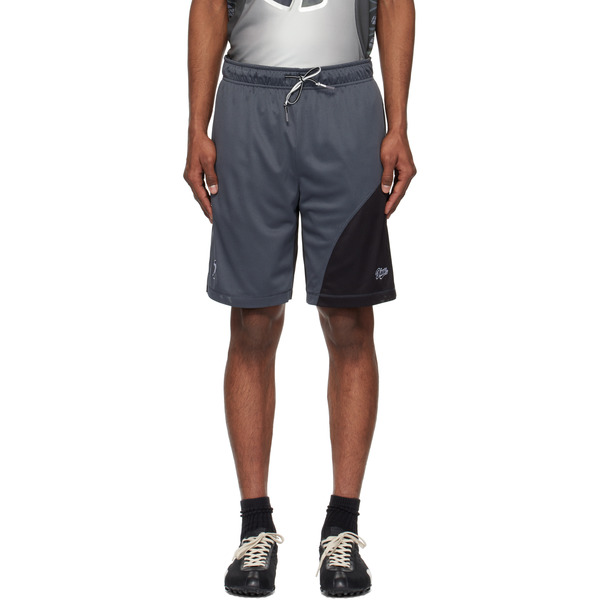  Dime Black & Gray Tantrum Mesh Shorts 