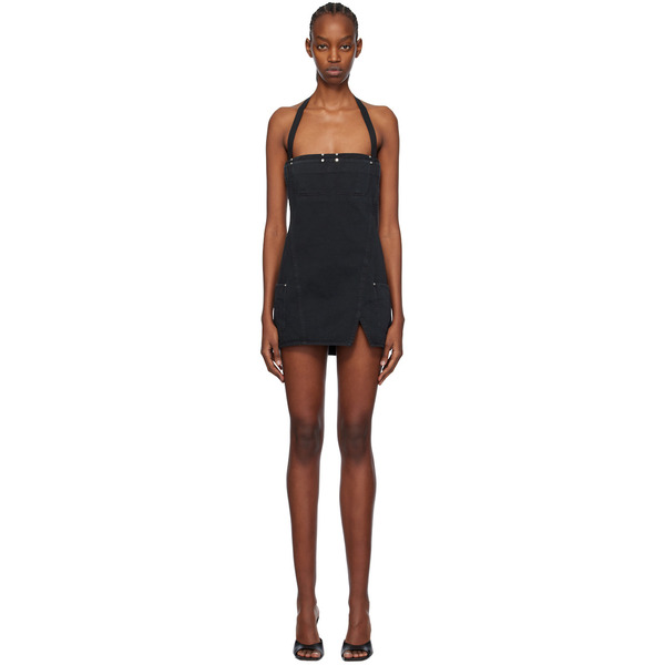  Dion Lee Black Apron Minidress 