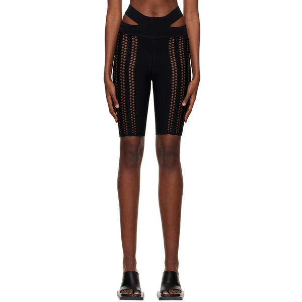  Dion Lee Black Column Shorts 