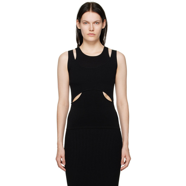  Dion Lee Black Interlink Tank Top 