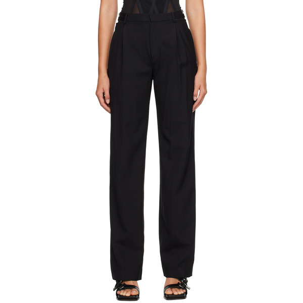  Dion Lee Black Lingerie Trousers 
