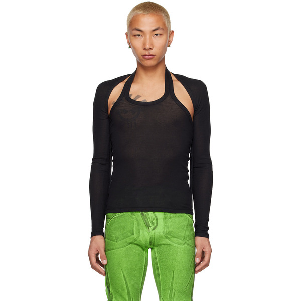  Dion Lee Black Modular T-shirt 
