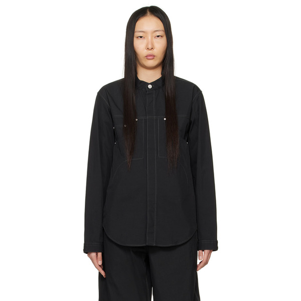  Dion Lee Black Rivet Denim Jacket 