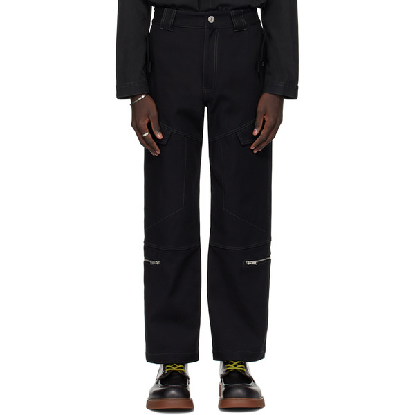  Dion Lee Black Tactical Cargo Pants 