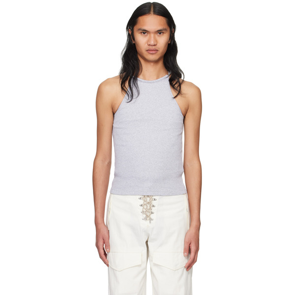 Dion Lee Gray Barball Tank Top 