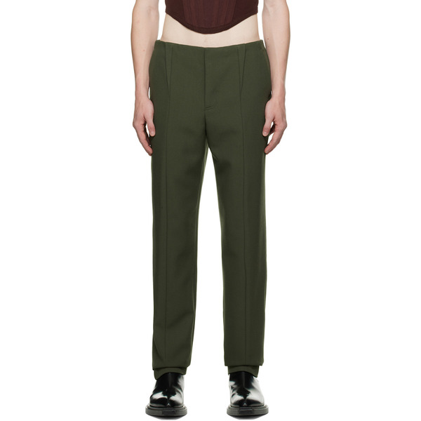 Dion Lee Green Tapered Trousers 