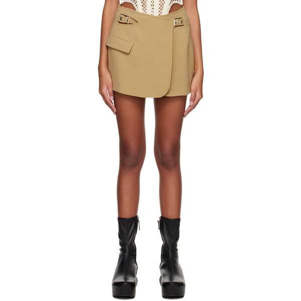  Dion Lee Khaki Interlock Blazer Miniskirt 