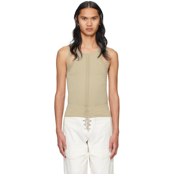  Dion Lee Taupe Sculpt Tank Top 