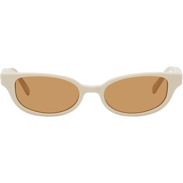  Dmy Studios Ssense Exclusive Off-white Romi Sunglasses 