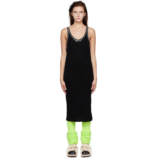  Doublet Black Rib Minidress 