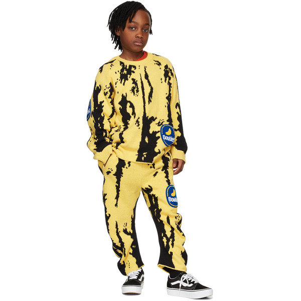  Doublet Kids Yellow & Black Banana Lounge Pants 