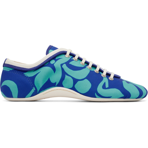  Dries Van Noten Blue Soft & Slim Climbing Ballerina Sneakers 