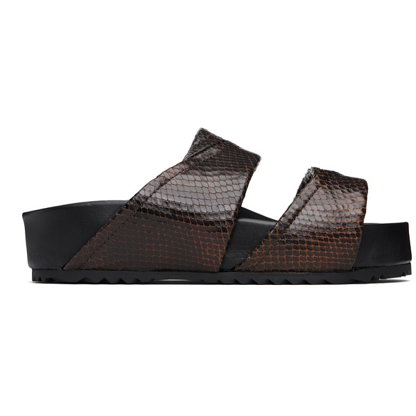  Dries Van Noten Brown Leather Sandals 