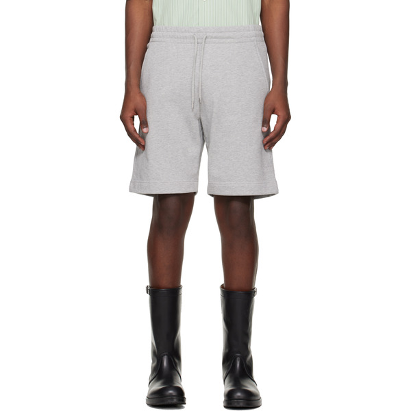  Dries Van Noten Gray Drawstring Shorts 