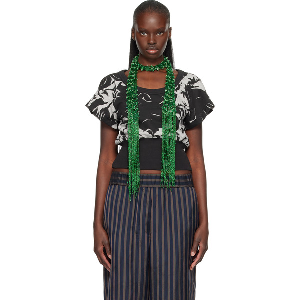  Dries Van Noten Gray Printed T-shirt 