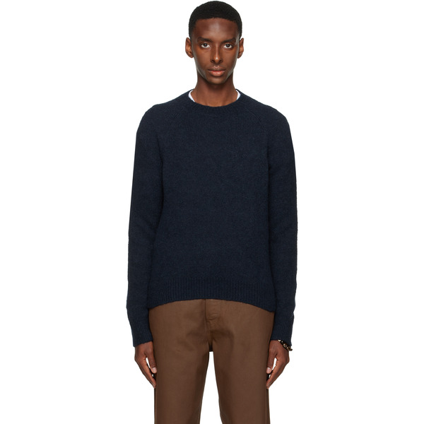  Dries Van Noten Navy Crewneck Sweater 