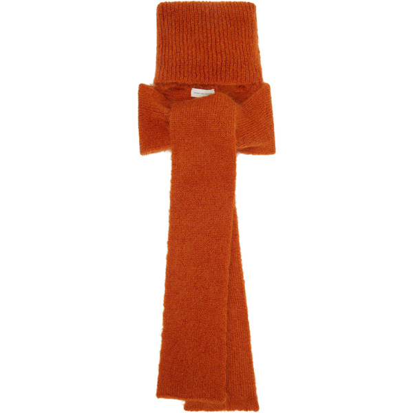  Dries Van Noten Orange Techno Scarf 