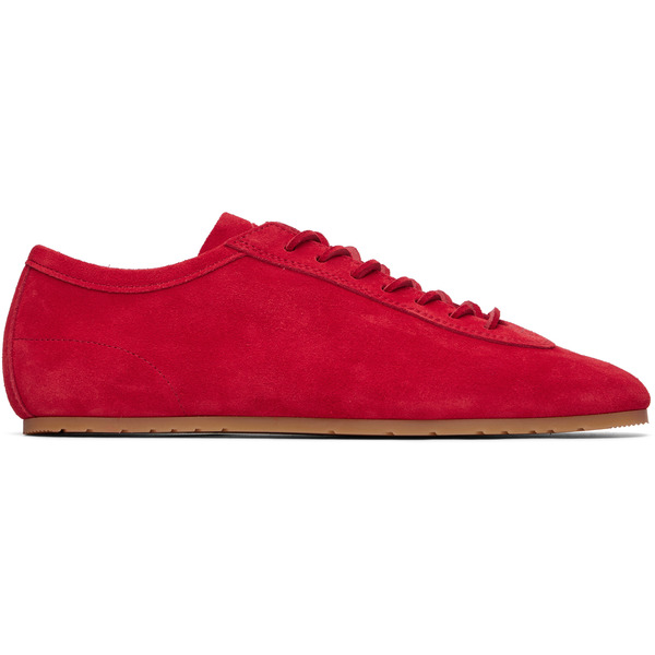  Dries Van Noten Red Suede Sneakers 