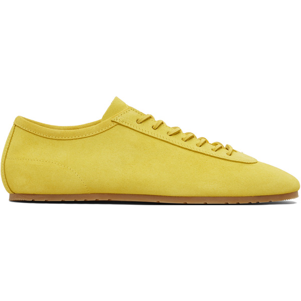  Dries Van Noten Yellow Suede Sneakers 