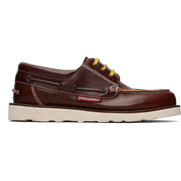  Dsquared2 Brown Explorer Boat Shoes 