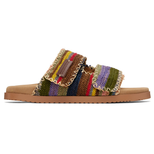  Dsquared2 Multicolor Striped Sandals 
